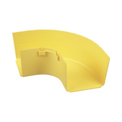 PANDUIT FRRA4X4LYL Angulo Recto a 90Âº Horizontal Para Canaletas FiberRunner? 4X4 Color Amarillo