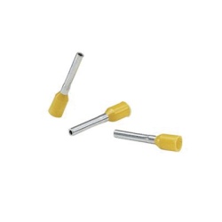 PANDUIT FSD85-16-L Ferrule Aislado Para Cables 4 AWG PIN de 16 mm de Longitud Mango Color Amarillo Paquete de 50pz