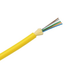 PANDUIT FSDR912Y Cable de Fibra Optica de 12 Hilos Monomodo OS2 9/125 Interior Tight Buffer 900um No Conductiva (Dielectrica) OFNR (Riser) Precio Por Metro