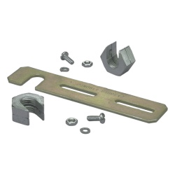 PANDUIT FTRBE12 Soporte de Montaje a Techo para Canaletas FiberRunner 2X2 o 4X4 Uso con Varilla Roscada de 1/2" Color Negro