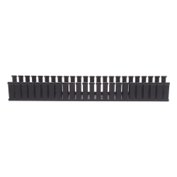 PANDUIT G4X4BL6 Canaleta Ranurada de PVC sin Tapa Tipo G 108 mm de Ancho 104.1 mm de Alto y 1828.8 mm de Largo Color Negro