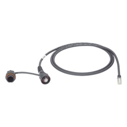 PANDUIT ISTP6X2MBLR Patch Cord Cat6A IndustrialNet Blindado S/FTP Con Plug Industrial y Tapa en Un Extremo 2 Metros (6.56 Pies)