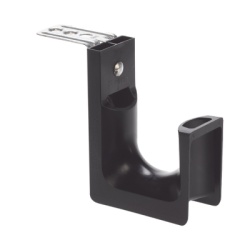 PANDUIT JP2CMB-L20 Sujetador STRONGHOLD tipo J (J-Hook) Con Soporte para Montaje en Techo Para 46 Cables Cat6 Nylon 6.6 Color Negro 1 pieza
