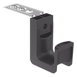 PANDUIT JP75CMB-L20 Sujetador STRONGHOLD tipo J (J-Hook) Con Soporte para Montaje en Techo Para 8 Cables Cat6 Nylon 6.6 Color Negro Paquete de 50 Piezas