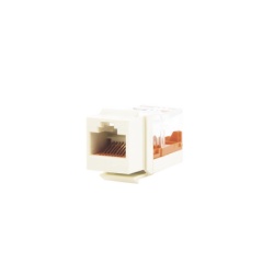 PANDUIT NK5E88MIWY Conector Jack Estilo Leadframe Tipo Keystone Categoria 5e de 8 Posiciones y 8 Cables Color Blanco Mate