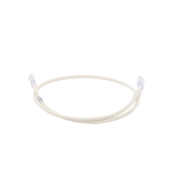 PANDUIT NK6PC3Y Cable de Parcheo UTP Categoria 6 con Plug Modular en Cada Extremo - 1 Metro (3.28 Pies) - Blanco Mate