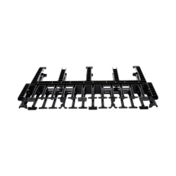 PANDUIT NM1 Organizador de Cables Horizontal NetManager de Alta Densidad Doble (Frontal y Posterior) Para Rack de 19in 1UR Color Negro
