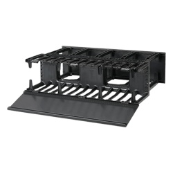 PANDUIT NM3 Organizador de Cables Horizontal NetManager Doble (Frontal y Posterior) Para Rack de 19in 3UR