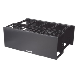 PANDUIT NM4 Organizador de Cables Horizontal NetManager de Alta Densidad Doble (Frontal y Posterior) Para Rack de 19in 4UR