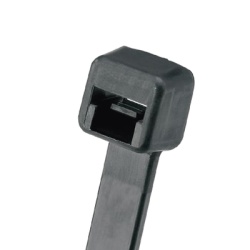 PANDUIT PLT4H-C0 Cincho de Nylon 6.6 Pan-Ty 368mm largo x 7.6mm ancho Color Negro Exterior Resistente a Rayos UV Paquete de 100pz