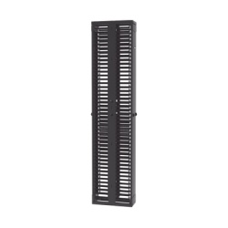 PANDUIT PR2VD08 Organizador Vertical PatchRunner? Doble (Frontal y Posterior) Para Rack Abierto de 45 Unidades 8in de Ancho Color Negro
