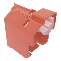 PANDUIT PSL-DCPLE Kit de 10 Dispositivos Para Impedir Desconexion de Plug RJ45 Color Rojo Incluye Herramienta para Instalar/Retirar