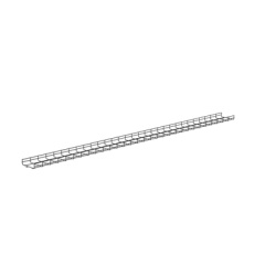 PANDUIT PWB2X8BL Charola Wire Basket de 8 in (203 mm) de Ancho 2 in (50 mm) de Alto 3 m de Largo Hasta 187 Cables Cat6 Color Negro