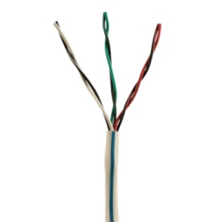PANDUIT PXUP316ABU-CQ Bobina de Cable de Cobre de 3 Pares Clase 4 Para Sistemas FMPS, 16/19 AWG, Sin Blindaje, CMP (Plenum), Color Azul, Carrete de 609 metros