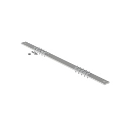 PANDUIT RGRB19CN Barra de Conexion a Tierra Para Rack de 19" Con 20 Orificios Para Conexion Rapida de Equipos Incluye 20 Tornillos # 12-24 x 1/2" Instalados