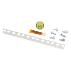 PANDUIT RGS134-1Y Barra Vertical para Tierra Fisica de 2m de Largo para Montaje en Rack