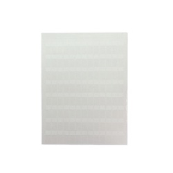 PANDUIT S050X125YAJ Hojas con 5000 Etiquetas Auto-Laminadas para Impresora Laser/Inyeccion de Tinta para Cables de 3 a 7.1 mm de Diametro (12 - 10 AWG) Color Blanco