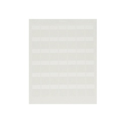 PANDUIT S075X075YAJ Hojas con 2500 Etiquetas Auto-Laminadas para Impresora Laser/Inyeccion de Tinta para Cables de 2 a 4.1 mm de Diametro (18 - 14 AWG)