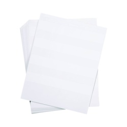 PANDUIT S100X075YAJ Hojas con 2500 Etiquetas Auto-Laminadas para Impresora Laser/Inyeccion de Tinta para Cables de 2 a 4.1 mm de Diametro (18 - 14 AWG)