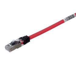 PANDUIT STP6X9RD Patch Cord Cat6A Blindado S/FTP CM/LS0H 2.74 Metros (9 Pies) Color Rojo