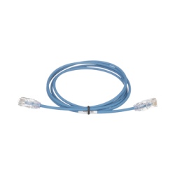PANDUIT UTP28SP24BU Cable de Parcheo TX6 UTP Cat6 Diametro Reducido (28AWG) Color Azul 7.32 Metros (24 Pies)