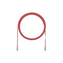 PANDUIT UTP28SP5RD Cable de Parcheo TX6 UTP Cat6 Diametro Reducido (28AWG) Color Rojo 1.52 Metros (5 Pies)