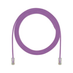 PANDUIT UTP28X15VL Cable de Parcheo UTP Cat6A 24 AWG CM Color Violeta 4.57 Metros (15 Pies)