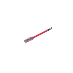 PANDUIT UTP6AX10RD Cable de Parcheo UTP Cat6A 24 AWG CM Color Rojo 3.05 Metros (10 Pies)