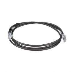 PANDUIT UTP6AX7BL Cable de Parcheo UTP Cat6A 24 AWG CM Color Negro 2.13 Metros (7 Pies)
