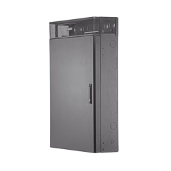 PANDUIT WME3BL Gabinete de Montaje en Pared TrueEdge? Con 3 UR para Equipo Activo y 3 UR para Paneles de Parcheo Fabricado en Acero Color Negro