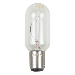 PERKO 0374-004-CLR Bombilla transparente de 120 Vca / 30 W de doble contacto