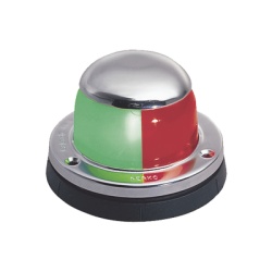 PERKO 0972-DP0-STS Luz Lateral de Navegacion Roja con Carcasa Blanca