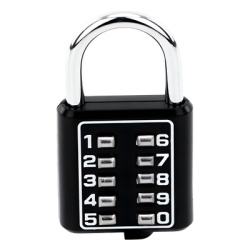 PHILLIPS-ASSA ABLOY MX2785 Candado Digital de Combinacion M40 / No Requiere Llave / Combinacion unica integrada por 4 digitos / Color Negro. - Img 4