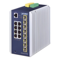 PLANET IGS-6325-8T8S Switch Industrial Administrable Capa 3 8 Puertos Etherrnet 10/100/1000T 8 Puertos SFP de 1G/ 2.5G