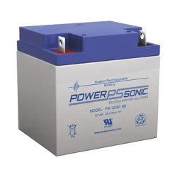 POWER SONIC PS-12280-NB2 Bateria 12V 28AH Para Respaldo Tecnologias AGM/VRLA 5 Anos Vida Util Terminales NB2 Reconocida UL