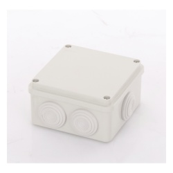 PRECISION PST-1010-ER Caja Derivacion-Conexion de Plastico (100 X 100 X 54 mm) con 7 Glandulas de Goma. Para Instalaciones Comerciales Residenciales e Industriales. Incluye Tornilleria para su Tapa. - Img 3