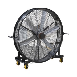 PRECISION PST-E02-002 Ventilador Industrial Movil Ultra Silencioso de 1.5 m y 127 Vca Ideal para Almacenes Hangares Lineas de Produccion Gimnasios