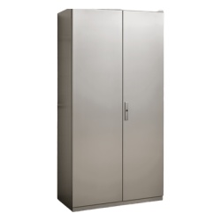 PRECISION PST10022040INOXT Gabinete de Acero Inoxidable IP55 (1000 x 2200 x 400 mm) con Placa Interna Galvanizada.