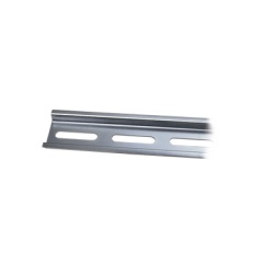 PRECISION PSTRD1M Riel DIN Estandar de 35 mm Ranurado. 1 metro de longitud. Fabricado en Acero.