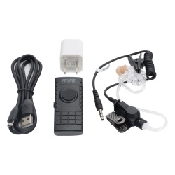 PRYME BTH300MAXKIT2 PTT inalambrico Bluetooth con tubo acustico para radios Kenwood Serie NX5000/3000