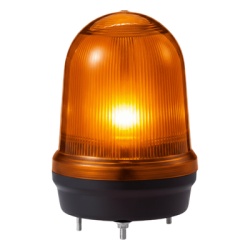 QLIGHT MFL125-110220-A LED con patrones fijo/intermitente estroboscopico y simulacion rotatorio Color Ambar de 110-220 VCA