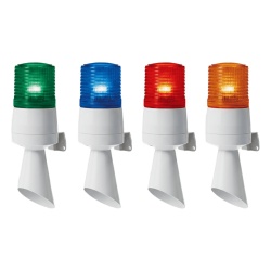 QLIGHT S60ADL-24-A Luz LED con patrones de destello fijo y destellante con buzzer incorporado de alto volumen Max. 95 dB color Ambar 24 VCD - Img 2