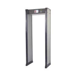 RANGER SECURITY DETECTORS INTELL-26-ZIR Arco Detector de Metales de 6 Zonas con Anclaje para Fijarse al Piso. Incluye Sensor IR para evitar falsas Alarmas / Certificado por la Administracion Federal d