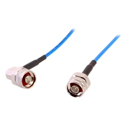 RF INDUSTRIES LTD P2RFC-2217-39 Jumper de Cable Flex TFT-402-LF (1/8 Diam.) de 1 Metro (3.28 Pies) con Conectores N Macho a N Macho en A/R 0-3 GHz.