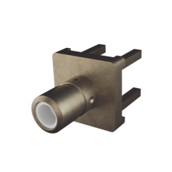 RF INDUSTRIES LTD RSB-350-1 Conector SMB Hembra (PIN Macho) Montaje Vertical para PCB 75 Ohm Oro/ Oro/ Teflon.