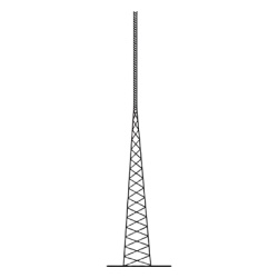ROHN SS-140-D90 Torre Autosoportada Tubular ROHN de 42 metros Linea SSV HEAVY DUTY.
