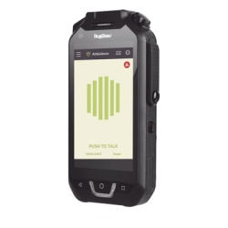 RUGGEAR RG750 Smartphone PoC de alto rendimiento para aplicaciones PTT de mision critica IP68 resistente al agua