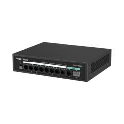 RUIJIE RG-ES110GS-P-L Switch PoE+ no Administrable hasta 120 Watts no administrable 8 puertos PoE+ 2 Uplink Gigabit Ge / SFP