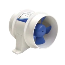 RULE 240 Soplador de Aire / 4 pulgadas (102 mm) / 235 CFM / 13.6 VCC / 4.3 A / Carcasa Niquelada Resistente a Corrosion
