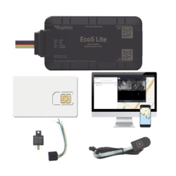 RUPTELA ECO5LITEKIT Rastreador Vehicular y Monitoreo de Flota / BLE 5.0 y GNSS / LTE CAT1 y LTE-M con Respaldo 2G / GNSS U-blox / MiKado IP54 / -20 Â°C a +40 Â°C / Acelerometro de 3 Ejes / Suministro